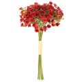 Gypsophile artificielle rouge, bouquet décoratif, 30 cm, lot de 10 | Floristik24.be