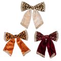 Floristik24 Nœud décoratif à motif léopard imprimé animal, 20 cm, lot de 3
