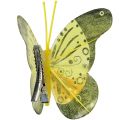 Floristik24 Papillons avec clip 5cm - 7cm assortis 10pcs