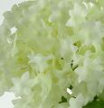 Floristik24 Fleur boule de neige en soie blanche 47 cm