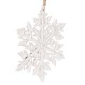 Floristik24 Grand flocon de neige décoratif, décoration à suspendre, 30 cm