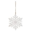 Grand flocon de neige décoratif, décoration à suspendre, 30 cm | Floristik24.be