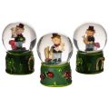Floristik24 Boule à neige porte-bonheur avec figurine de ramoneur, 4 cm, 3 pièces