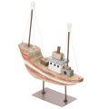 Floristik24 Maquette décorative de bateau en bois pour rebord de fenêtre 20 cm