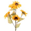 Floristik24 Tournesol artificiel, décoration réaliste, 72 cm, lot de 2