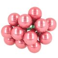 Boules de Noël sur fil de fer, mini baies brillantes effet miroir, 20 mm, 140 pièces | Floristik24.be