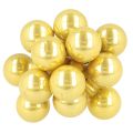 Mini boules de Noël sur fil de fer, baies miroir, finition brillante, 20 mm, lot de 140. | Floristik24.be