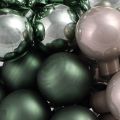 Baies Miroir Vert Perle Gris Ø20mm 140 pièces | Floristik24.be