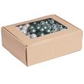 Baies Miroir Vert Perle Gris Ø20mm 140 pièces | Floristik24.be