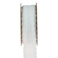 Floristik24 Ruban dentelle ruban de mariage ruban décoratif dentelle blanc 28mm 20m