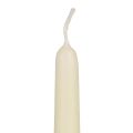 Floristik24 Bougies coniques, bougies bâtons, blanc ivoire, 250/23 mm, 12 pièces