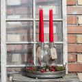 Bougies coniques 250/23 rubis (12 pièces) | Floristik24.be