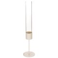 Floristik24 Bougeoir cylindrique moderne en verre de 45 cm