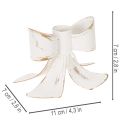 Bougeoir vintage en forme de nœud, 12 cm | Floristik24.be