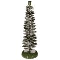 Floristik24 Bougeoir en forme de sapin de Noël, métal vert, 45 cm
