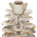Bougeoir en forme de pomme de pin pour bougies coniques, 17 cm | Floristik24.be