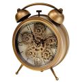 Floristik24 Horloge Steampunk avec réveil à chiffres romains 23x8x29,5cm