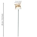 Piquet décoratif en céramique en forme de hibou pour plantes, 26 cm, lot de 2 | Floristik24.be