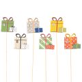 Floristik24 Coffret cadeau d'étiquettes pour plantes, design en bois, 31 cm, 12 pièces