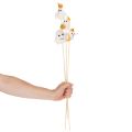 Figurines de fantômes sur bâtonnets en bois, décoration d'Halloween, 54 cm, lot de 8 | Floristik24.be
