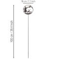 Piquet décoratif, animaux de la forêt, cerf et pin, 100 cm | Floristik24.be