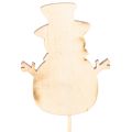 Piquets en bois en forme de