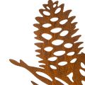 Décoration en métal en forme de pomme de pin, motif pomme de pin, 96 cm | Floristik24.be