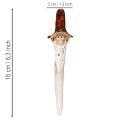 Figurine décorative de nain de jardin pour pots de fleurs, 16 cm, lot de 2 | Floristik24.be
