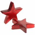 Floristik24 Déco étoiles rouges 4cm 12pcs