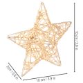 Ensemble d'étoiles décoratives en fil de fer, deux tailles, 10 cm, 12 pièces | Floristik24.be