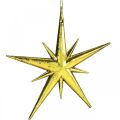 Floristik24 Pendentif étoile de décoration de Noël doré L11,5 cm 16pcs