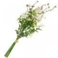 Floristik24 Bouquet de printemps artificiel rose, blanc, vert bouquet de fleurs artificielles H43cm