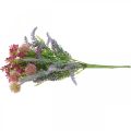 Floristik24 Bouquet artificiel lavande décoration de table violet, rose H42cm