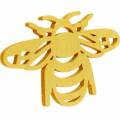 Floristik24 Saupoudrer de décoration abeille, printemps, abeilles en bois pour l&#39;artisanat, décoration de table 48pcs