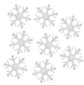 Floristik24 Scatter décoration flocons de neige blanc 3,5cm 120p