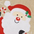 Chaussette de Noël à motif à suspendre, 50 cm, 3 pièces | Floristik24.be