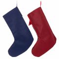 Botte de Père Noël à carreaux
