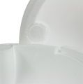 Floristik24 Boule en polystyrène Ø20cm blanc 2pcs