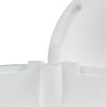 Floristik24 Boule en polystyrène Ø30cm blanc