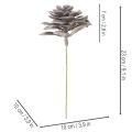 Fleurs artificielles succulentes en cire, décoration de 10 cm, lot de 6 | Floristik24.be
