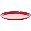 Floristik24 Plateau décoratif rouge, design minimaliste, 27 cm