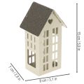 Ensemble de trois phares en métal sur plateau, 35 cm, 1 ensemble | Floristik24.be