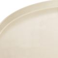 Assiette ronde décorative beige avec une base de 40 cm de haut | Floristik24.be
