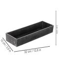 Plateau rectangulaire avec poignées, plateau décoratif pour table, 32 cm | Floristik24.be