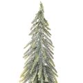 Sapin de Noël artificiel avec socle, givré, décoration hivernale, 90 cm | Floristik24.be
