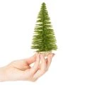 Sapin de Noël artificiel avec socle en bois, petit, 16 cm, lot de 6 | Floristik24.be