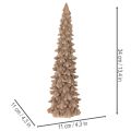 Sapin de Noël décoratif floqué pour décoration hivernale, 34 cm | Floristik24.be