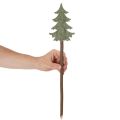 Sapin de Noël décoratif sur bâtonnet pour jardinières et compositions florales hautes, 45 cm, lot de 6 | Floristik24.be