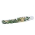 Floristik24 Guirlande de sapin avec bijoux vert-or 180cm
