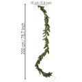 Guirlande artificielle de sapin vert pour décoration festive, 200 cm | Floristik24.be